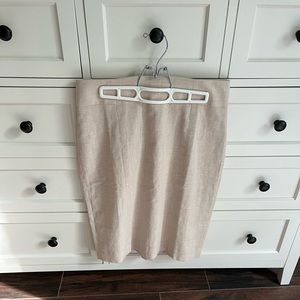 🆕NWT Ann Taylor Linen Pencil Skirt Size 6